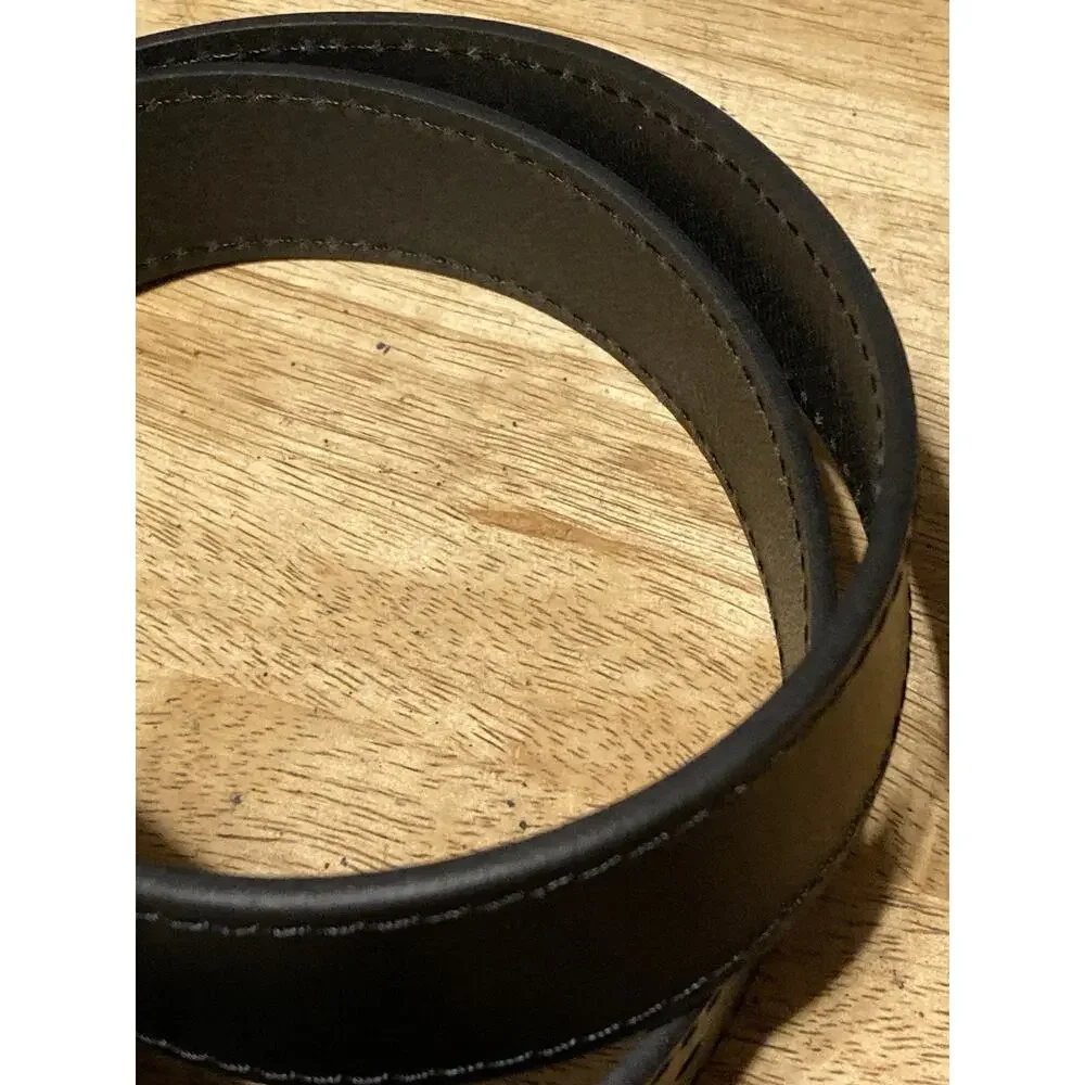 Wrangler Black Genuine Leather Work Belt -‎ Men's Size 36